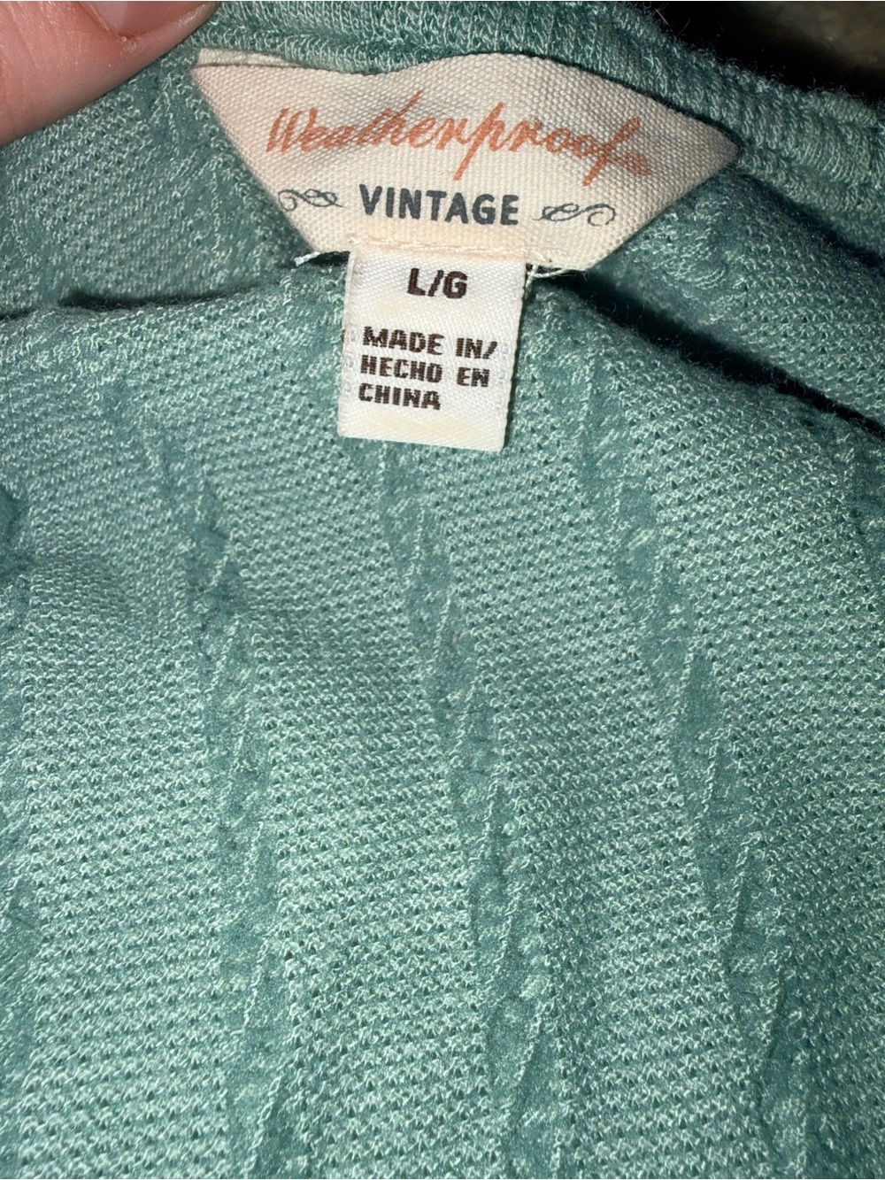 Weatherproof Vintage Front Tie Ladies Top Size Large NWOT - Picture 4 of 4